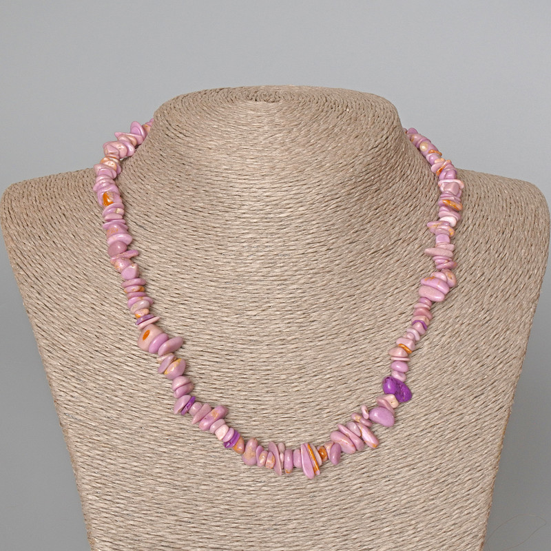 Намисто Фосфосидеріт (штучний) крихта 9х3мм + -, довжина 47см +