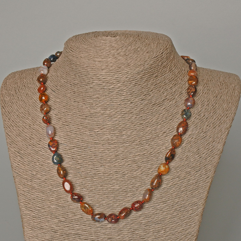 Natural Petersite Necklace 49 cm