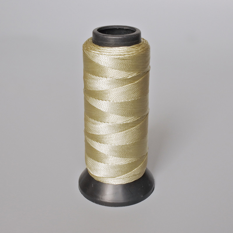 Olive Color Nylon Bobbin Thread, 0.9 mm, 500 m