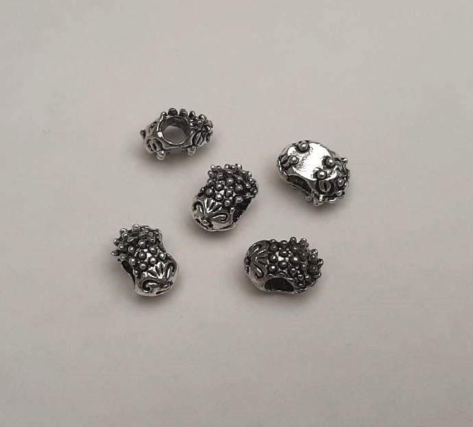 Bead 'Hedgehog' 12.5×9.5 mm for Jewelry
