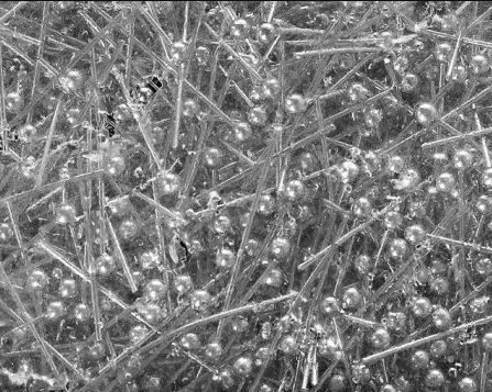 Ball-end pin gray metal, length 40 mm, 400 g