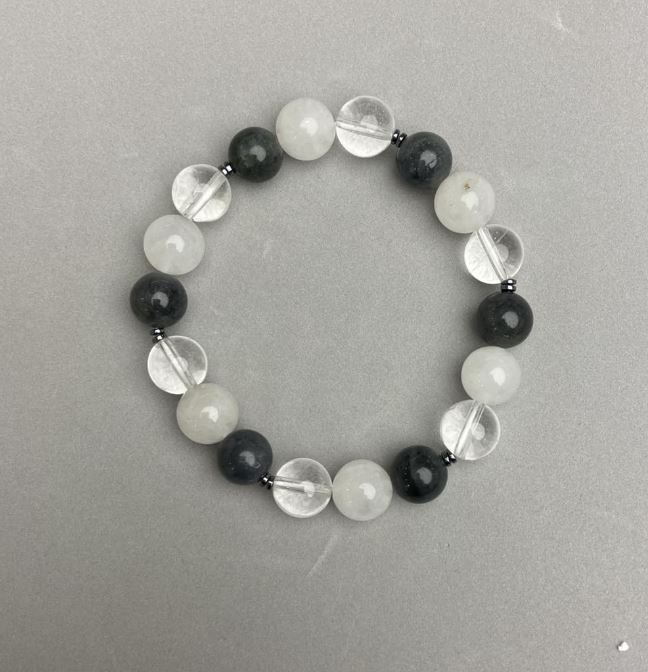 Assortment Bracelet — Smooth Bead, 10 mm diameter, 18 mm length, stretch