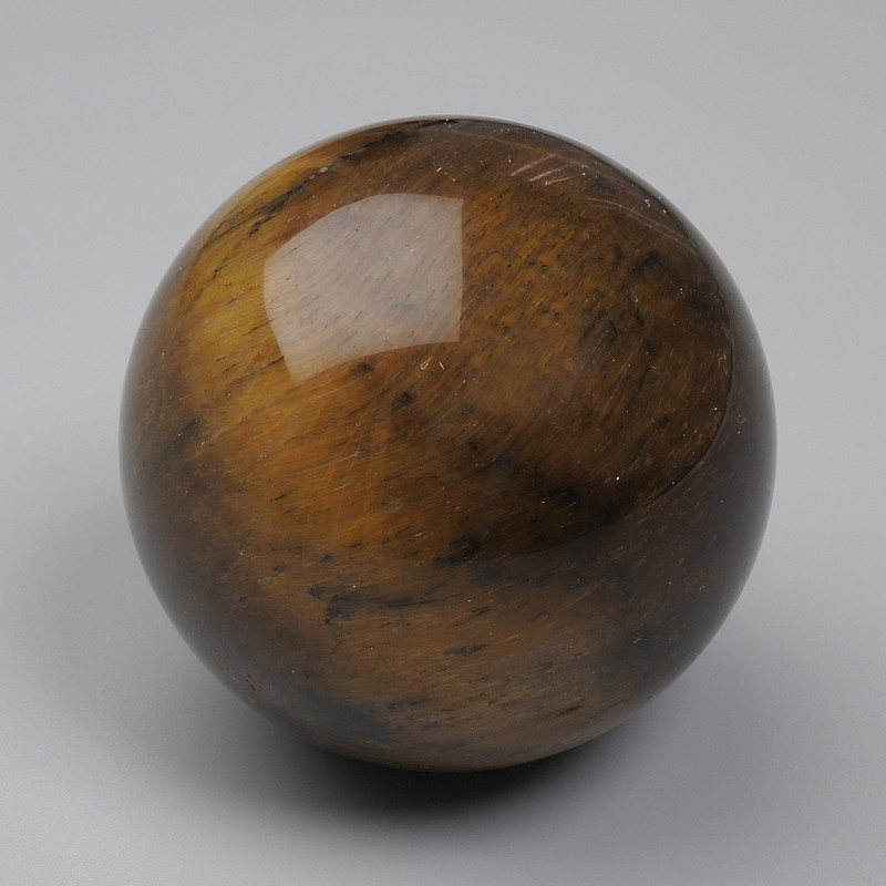 Tiger's Eye Natural Stone Sphere, diameter 40mm+