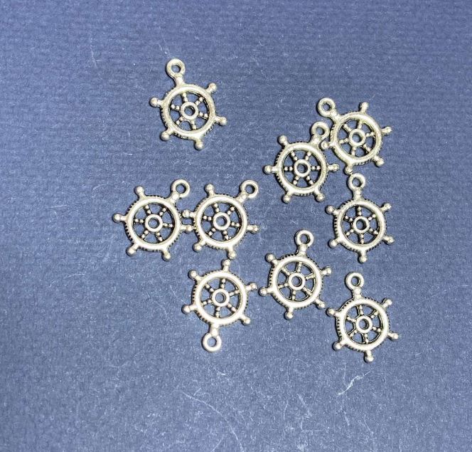 (20mm) Steering Wheel Findings Pendant 20 g pack +/- 22 pcs