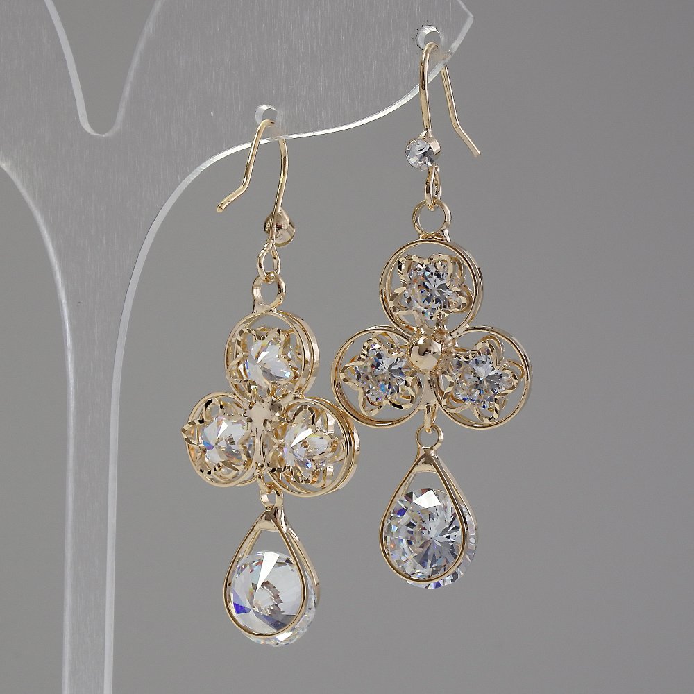 ( 5.5 cm ) Earrings with Loop Clasp