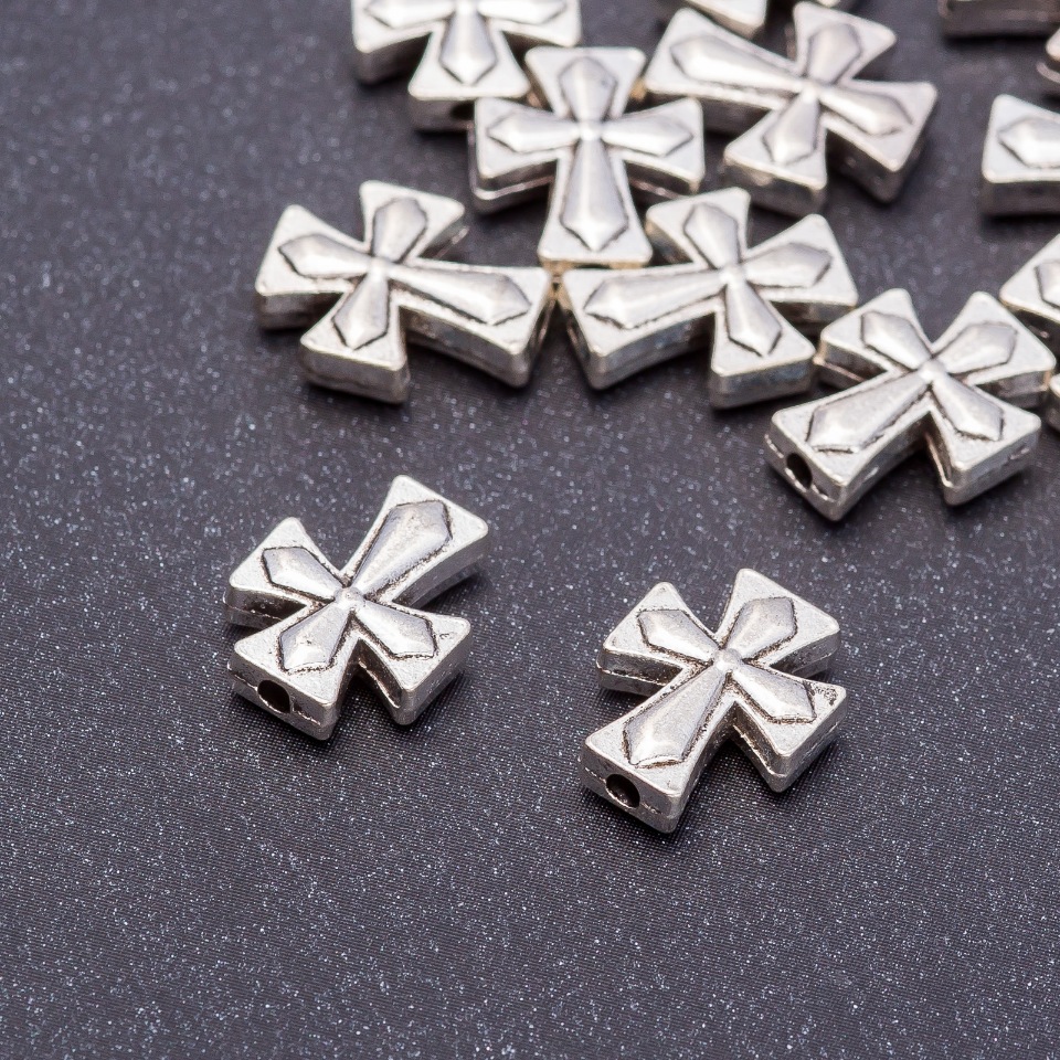 Bead-insertion findings, 11×13 mm diameter, packaging 20 g +/- 13 pcs