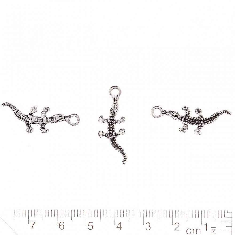 Pendant hardware 'Crocodile' 10x25mm