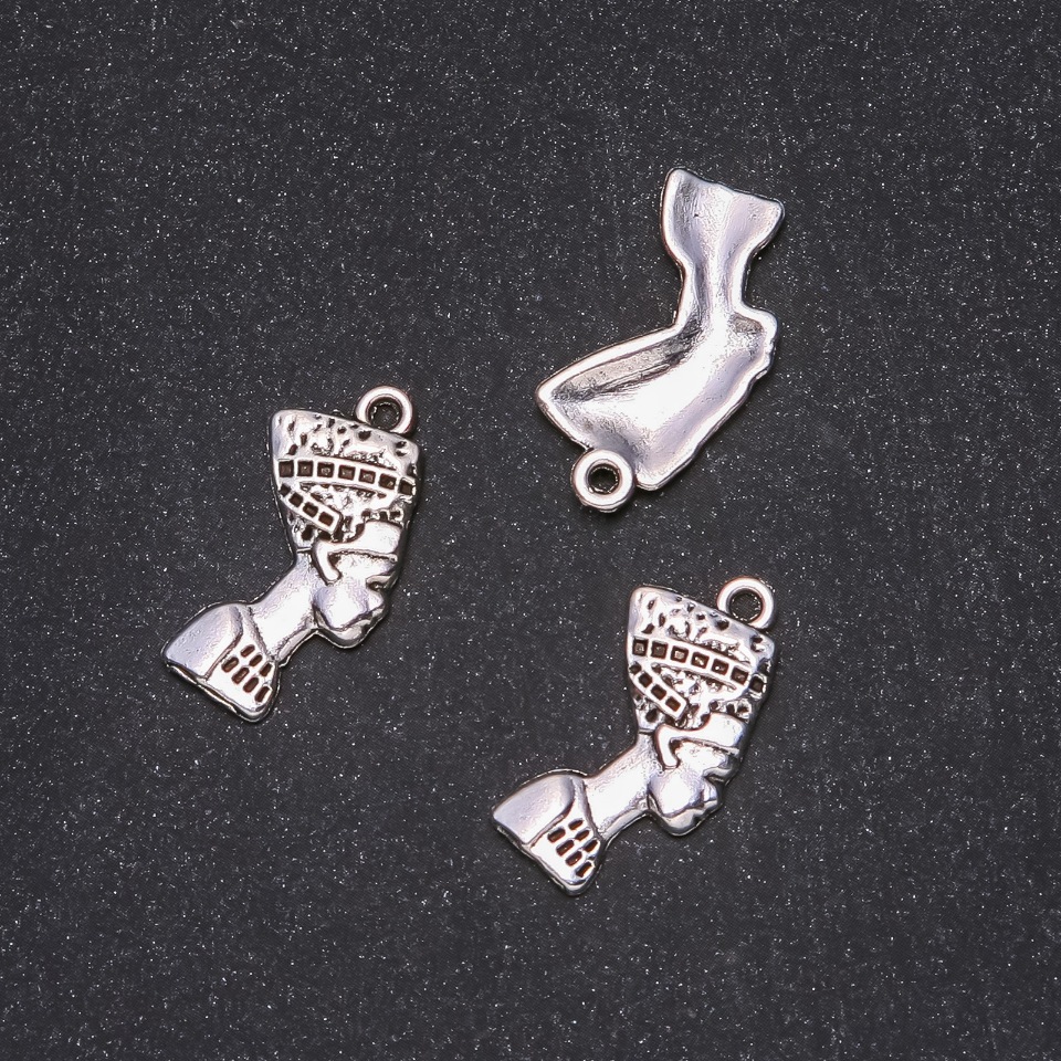 Nefertiti Pendant Findings, 12×26 mm, packaging 20 g +/- 14 pcs