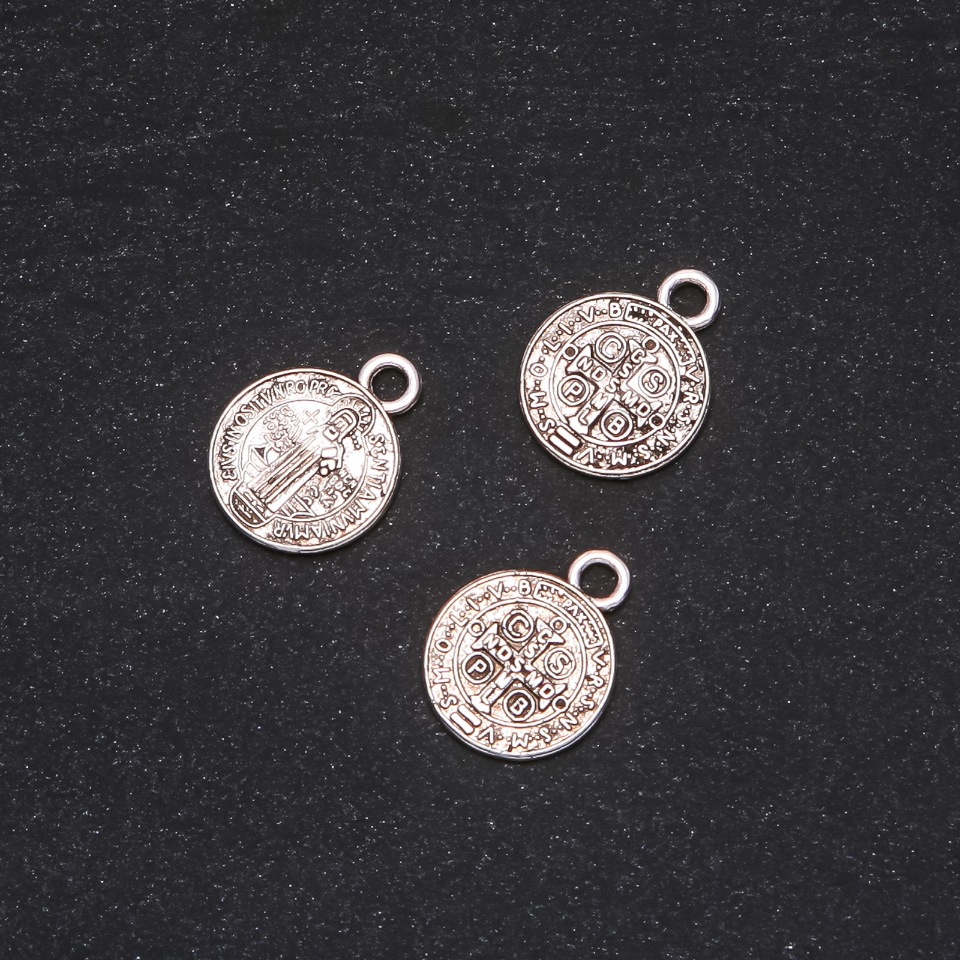 Pendant hardware St. Benedict 27x6mm, packaging 20 g ± 19 pcs