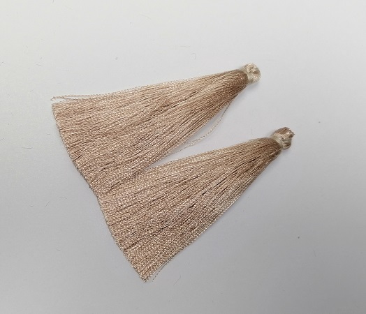 Craft brush 'Cappuccino', length 7 cm, diameter 7 mm, pair