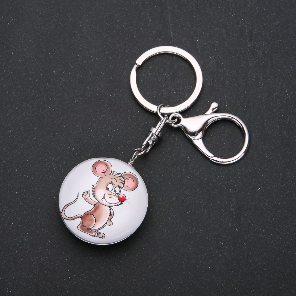 Keychain 'Misha', diameter 40×30 mm, length 9.5 cm
