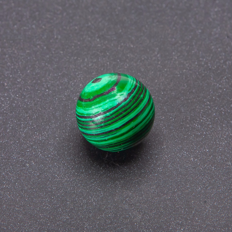 Malachite decorative ball (pressed), diameter 20mm+