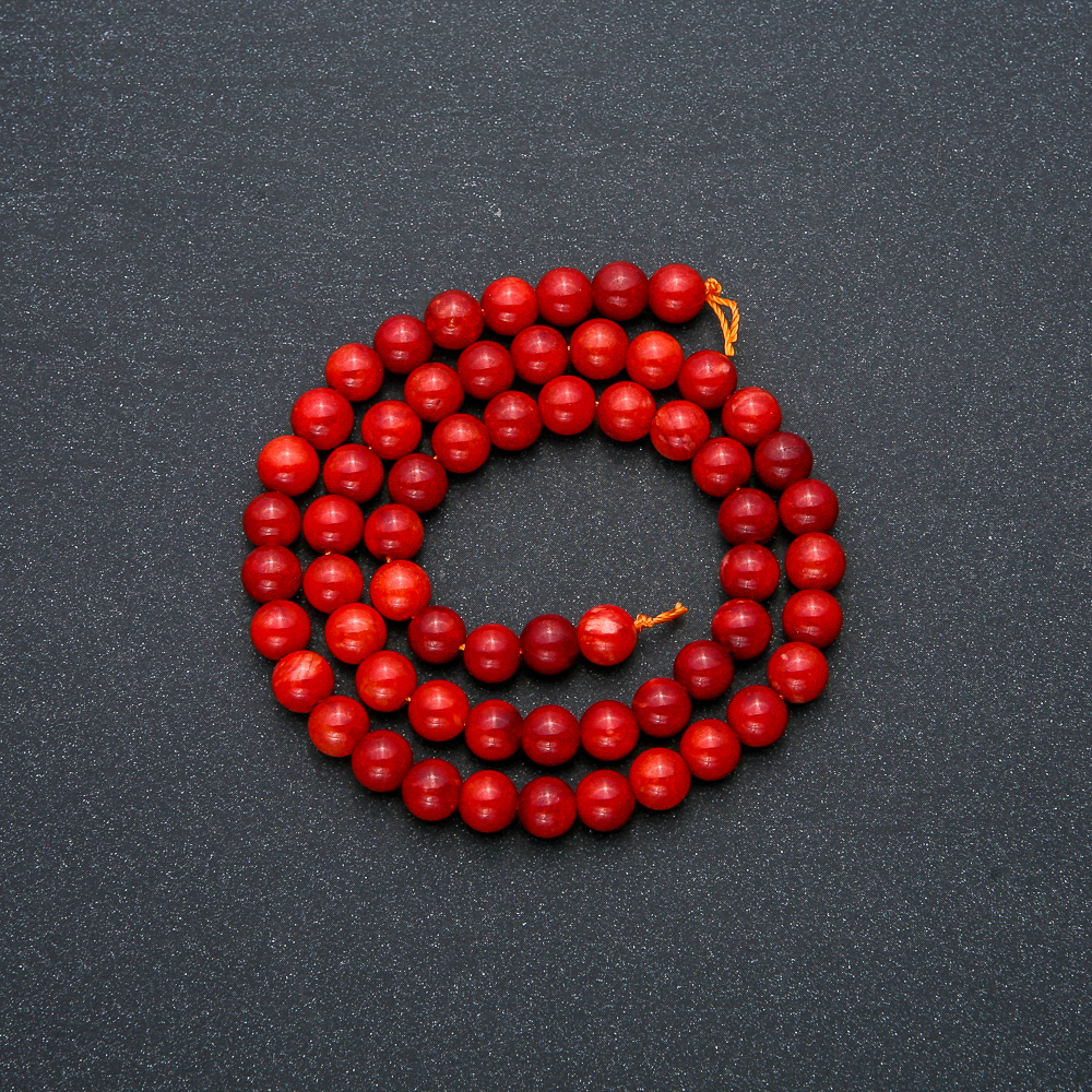Red Jasper Beads (Synthetic), 6mm diameter, 38 cm length +