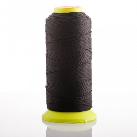 Black nylon bobbin thread, 0.9 mm diameter, 300 m