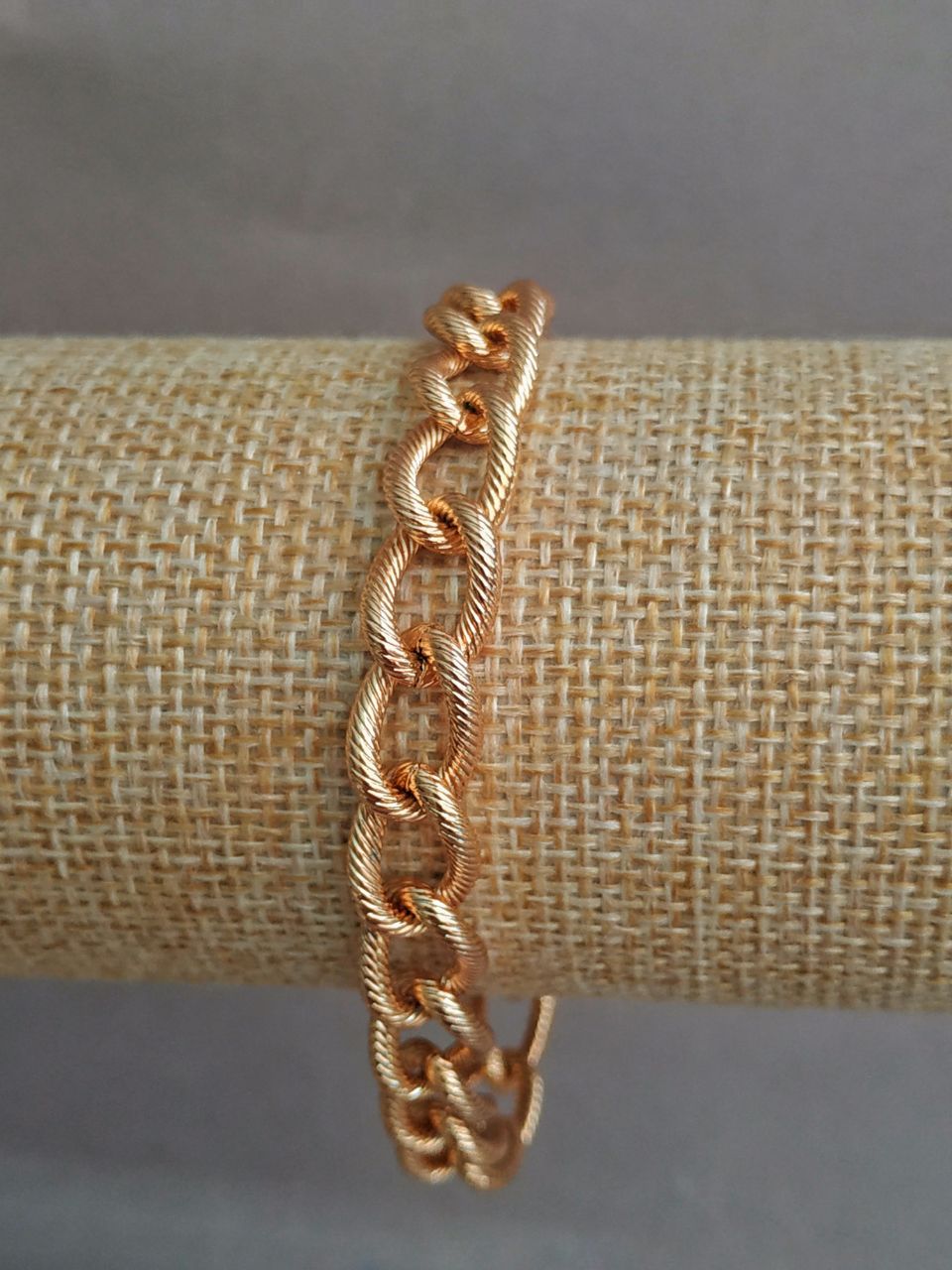 Bracelet Xuping 18K Gold Plating, length 19 cm, thickness 8.5 mm+