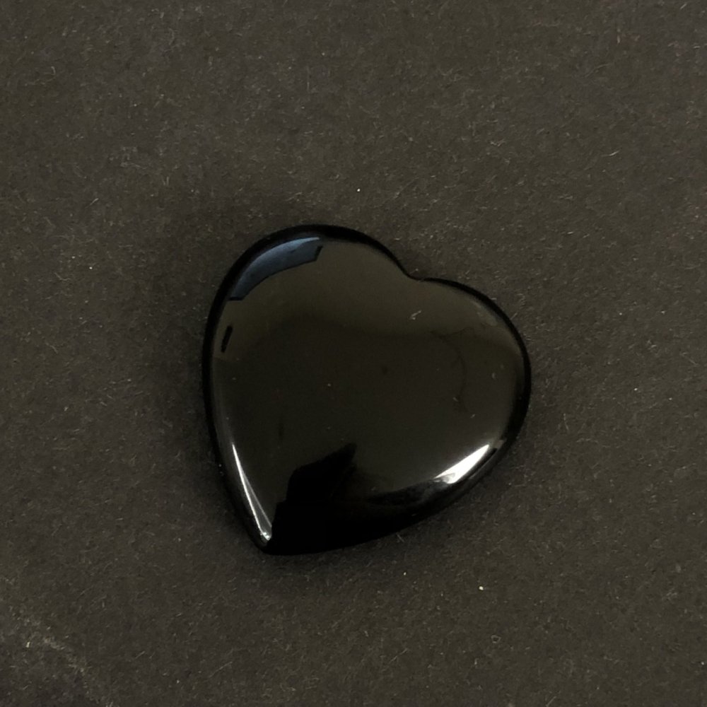 Souvenir Heart Stone from Natural Agate, 25x25x7 mm+ 