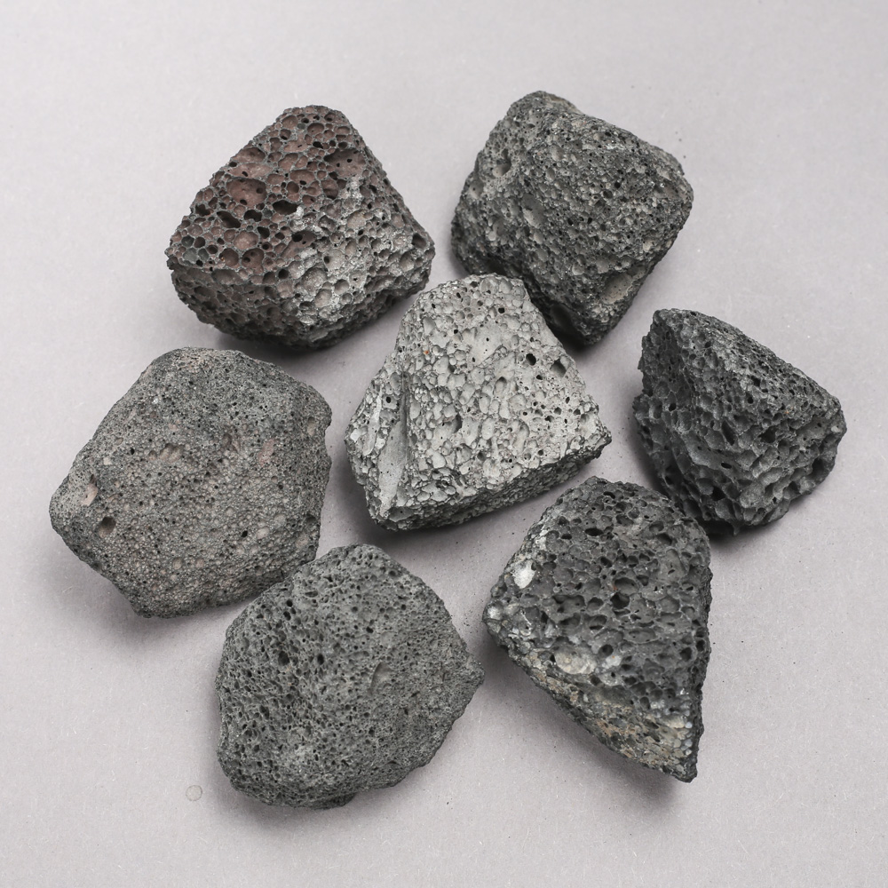 Souvenir natural lava stones, diameter 40x30 mm ± (packaging 100 g) assorted sizes