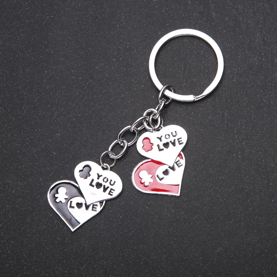Heart Keychain in Silver Color